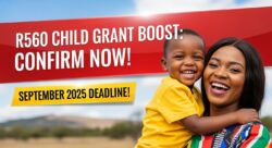 September 2025 R560 Child Grant โ Parents Encouraged to Confirm Their Grant Status Immediately