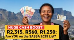 SASSA Announces September 2025 Grants: R2,315, R560, R1,250 β Full List
