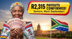 R2,315 Old Age Payments Confirmed โ Seniors Urged to Mark September Dates