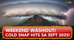 Weekend Rain & Cold Front: South Africa Weather Alert Sept 2025
