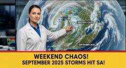 September 2025 Weather Bureau Warning: Storms and Cold Fronts to Disrupt Weekend Across SA